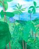 Tropical Landscape by Sally Ross contemporary artwork Painting