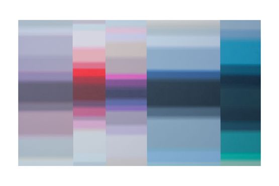 Horizontal Color Composition by Tantin Udiantara contemporary artwork Painting