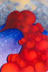 Ausbruch by Maike Illies contemporary artwork painting