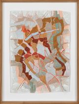 A minds mapping VI by Amy Rusch contemporary artwork mixed media