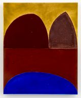 Cathedral series dark reds by Suzan Frecon contemporary artwork painting