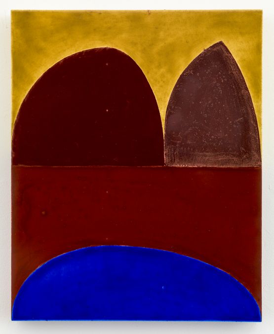 Cathedral series dark reds by Suzan Frecon contemporary artwork Painting