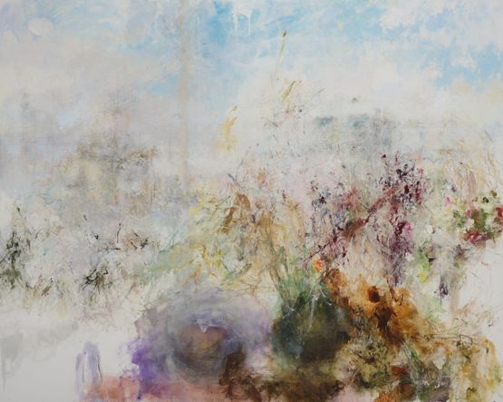 Interieur by Myonghi Kang contemporary artwork Painting