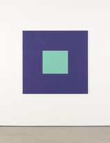Light Green with Dark Violet June 1990 by Peter Joseph contemporary artwork painting