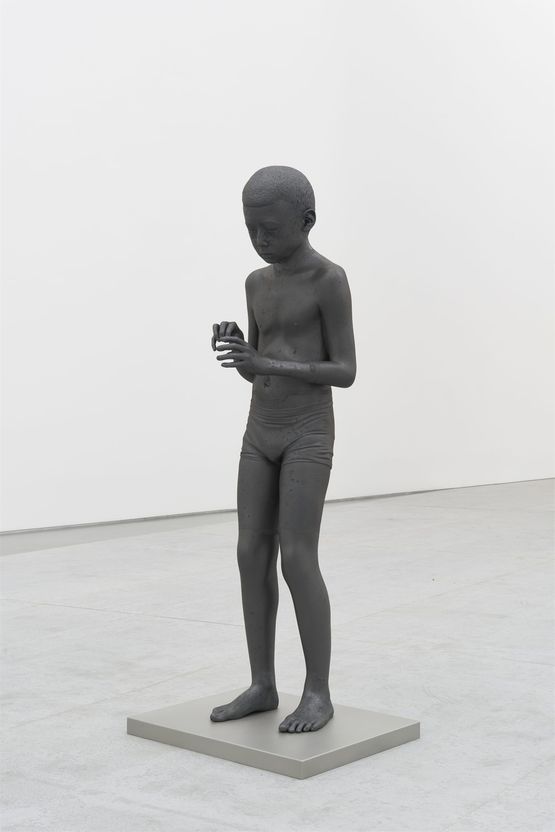 Asian Boy by He Xiangyu contemporary artwork Sculpture
