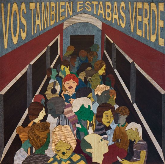 Vos Tambien Estabas Verde by SebastiaN GordiN contemporary artwork Design