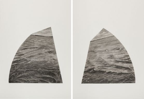 Boat Ride by Muhanned Cader contemporary artwork Works on Paper