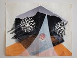 Under hypnosis by Radhika Khimji contemporary artwork mixed media textile works on paper