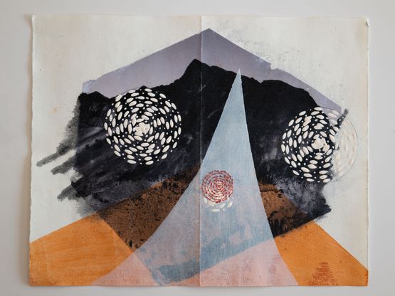 Under hypnosis by Radhika Khimji contemporary artwork Works on Paper