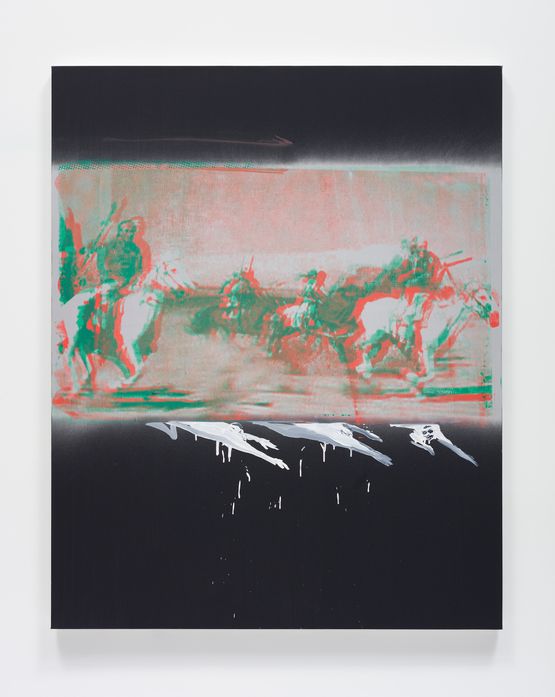 The Silver Belt by Tala Madani contemporary artwork Painting