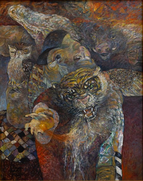 Addiction  by Bundit Padungvichean contemporary artwork Painting