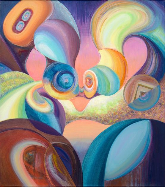 Twin by Ce Jian contemporary artwork Painting