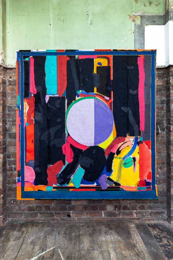 Translated Union Bug by Matt Connors contemporary artwork Textile