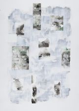 Cold Mountain Revisited 6 by Chiang Yomei contemporary artwork drawing works on paper