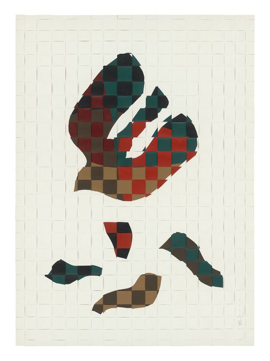 Bonfire  Weaving  127 by Jam Wu contemporary artwork Works on Paper