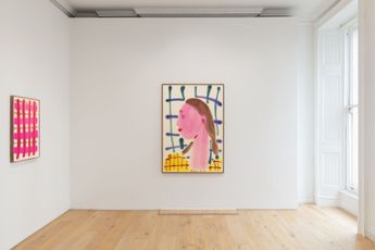 Contemporary art exhibition GRACE WEAVER Plaids at Galerie Max Hetzler London United Kingdom