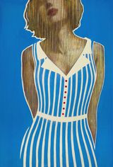 A Person in Summer Colors by Shizuka Ando contemporary artwork painting