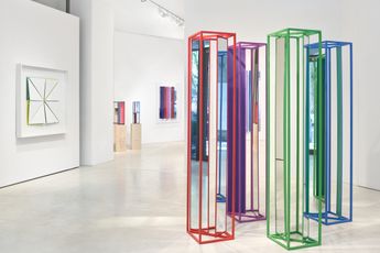 Contemporary art exhibition Christian Megert Farbraume at SETAREH Dusseldorf Germany
