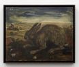 Untitled Paesaggio con lepre by Luigi Zuccheri contemporary artwork Painting