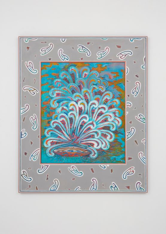 Cloudy Kitty Arrival by Zach Harris contemporary artwork Mixed Media