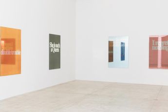 Contemporary art exhibition Monica Bonvicini And If I see You Sundays at Galerie Krinzinger Seilerstatte 16 Vienna Austria