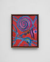Purple singles by Pacita Abad contemporary artwork painting
