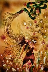 Woven by Shiva Ahmadi contemporary artwork painting