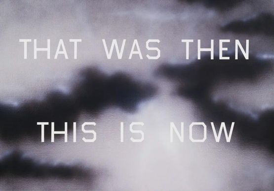 That Was Then This Is Now by Ed Ruscha contemporary artwork Print