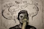 Self Portrait by Bae Yoon Hwan contemporary artwork Drawing