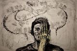 Self Portrait by Bae Yoon Hwan contemporary artwork drawing