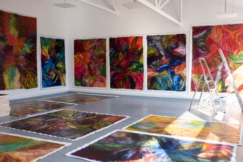 Contemporary art exhibition Sasha Ferre Morphogenesis at Unit London United Kingdom