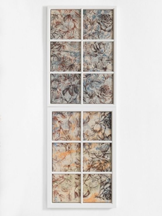 Fenstermalerei 6 by Fredrik Vrslev contemporary artwork Painting