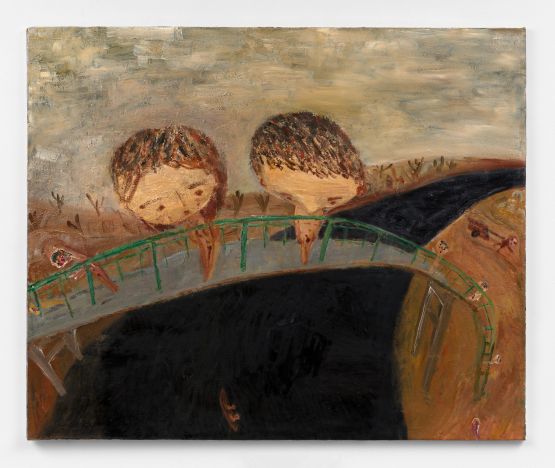 Bridge over the River by Masao Nakahara contemporary artwork Painting