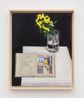 Yellow flowers and Matisse book by Jean-Philippe Delhomme contemporary artwork Painting