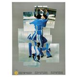 The Skater Official 1984 Sarajevo Winter Olympics Poster by David Hockney contemporary artwork print works on paper