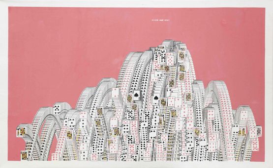 Click and Win Pink No.3 by Quan Wenfei contemporary artwork Painting
