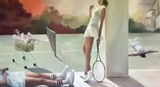 Athleisure by Holly Lowen contemporary artwork painting