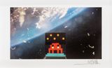 3D Art For Space by Invader contemporary artwork print