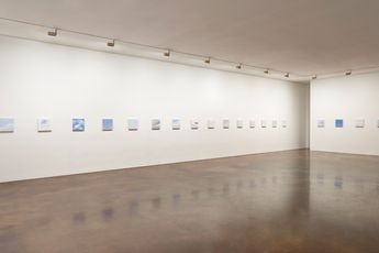 Contemporary art exhibition Byron Kim Sky at Kukje Gallery Seoul South Korea