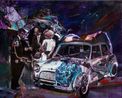 The First Sold Mini by Ronson Culibrina contemporary artwork Painting