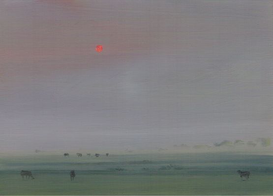 Black Summer 1 by Shonah Trescott contemporary artwork Painting