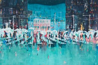 Contemporary art exhibition Kosuke Harasawa Kisho Kakutani Intersection Kisho Kakutani and Kosuke Harasawa at Whitestone Gallery Hong Kong