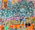 Its raining balls this is bliss by Ndidi Emefiele contemporary artwork Painting