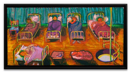 Untitled 3 by Archie Rand contemporary artwork Painting