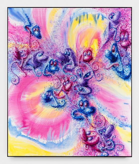 TREASURE TRAIL by Kenny Scharf contemporary artwork Painting