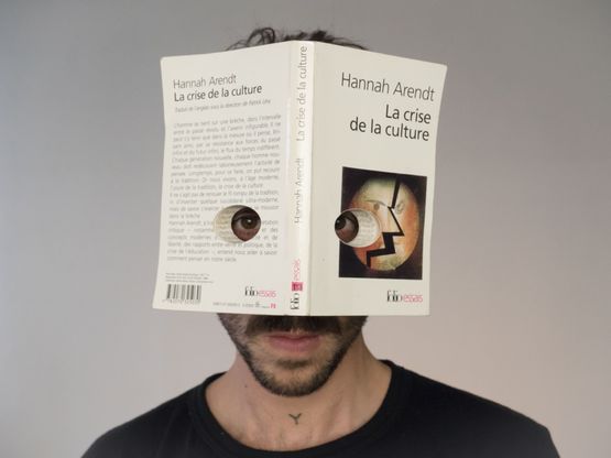 Bookmask Portrait 14 by Victor Del Oral contemporary artwork Photography