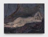 Reclining Nude by Janice Nowinski contemporary artwork painting works on paper