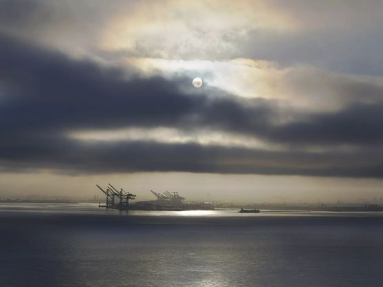 Cargo Ships July 6 2024 636 am by Richard Misrach contemporary artwork Print
