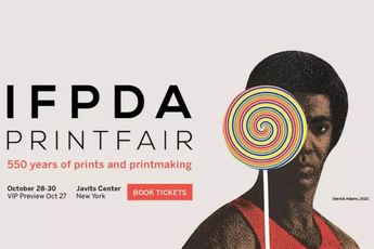 Contemporary art exhibition IFPDA Print Fair 2022 at Knust Kunz Gallery Editions Munich Germany