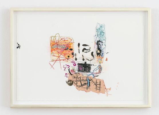 Untitled by Helen Marten contemporary artwork Painting